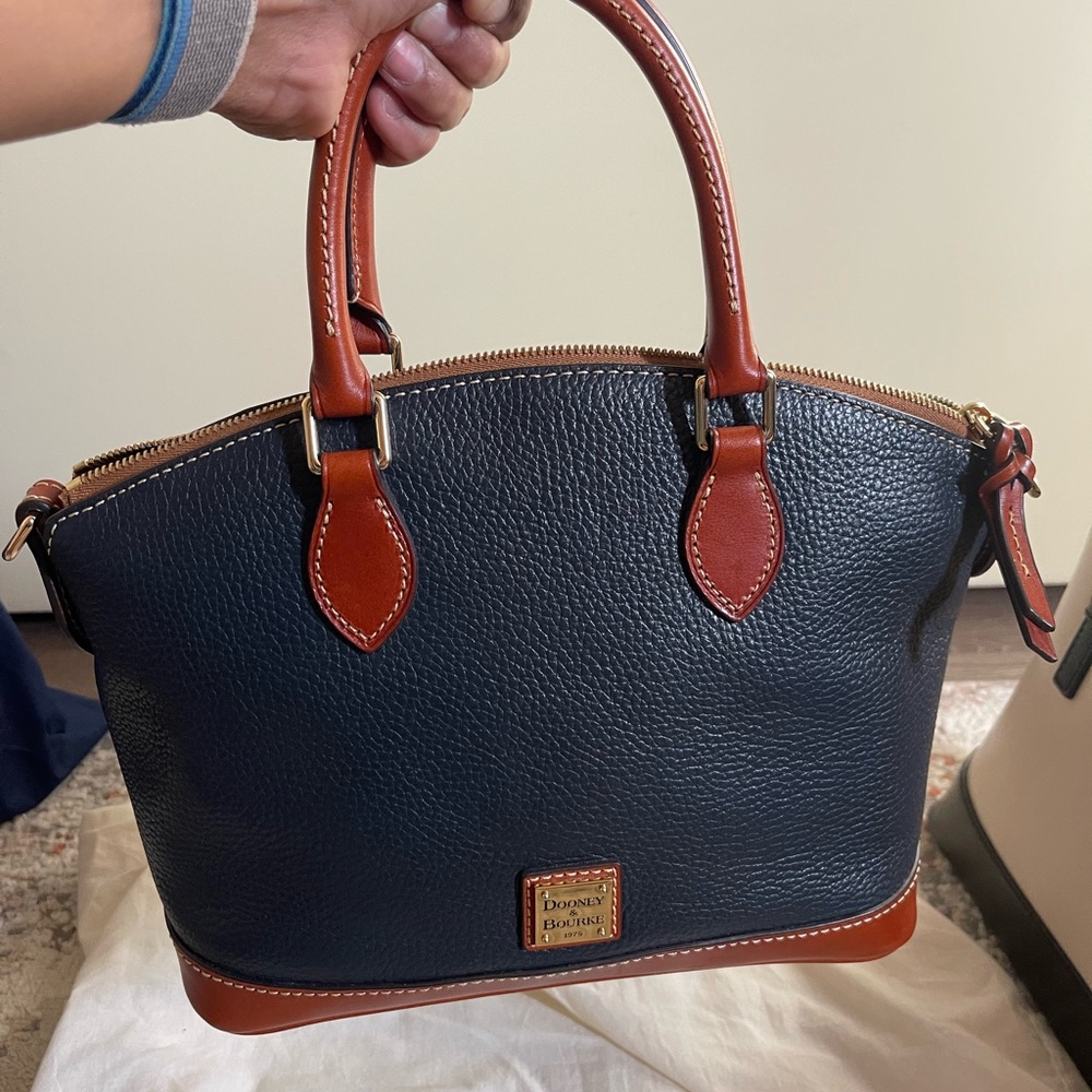 Dooney & Bourke Pebble Grain Darcy Leather Satchel
